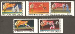 KOREA NORTH Sc# 1815 - 1819 MNH FVF Set5 Olympic Sports