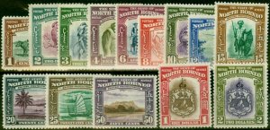 North Borneo 1939 Set of 14 to $2 SG303-316 Fine & Fresh LMM Clear White Gum