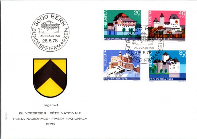 Switzerland, Worldwide First Day Cover