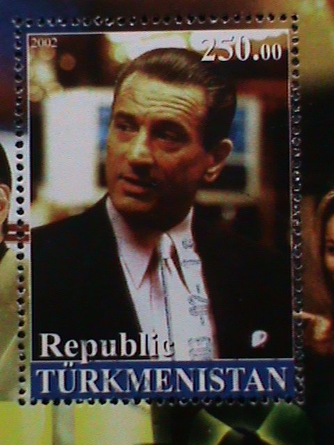 ​TURKMENISTAN -STAMP 2003 LEGENDARY OF THE 1990 MOVIE CTO- MNH STAMP SHEET #2