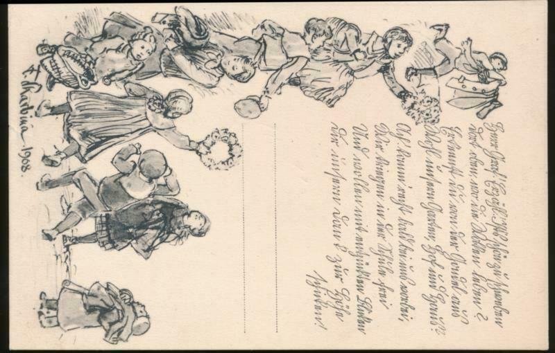 GERMANY GRAF ZEPPELIN POSTCARD PORTRAIT