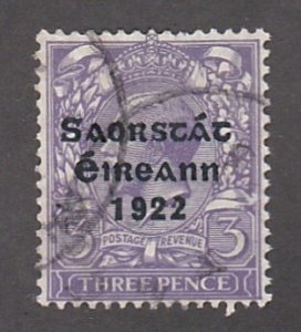 Ireland # 49, Overprinted Stamp, Used, 1/3 Cat.