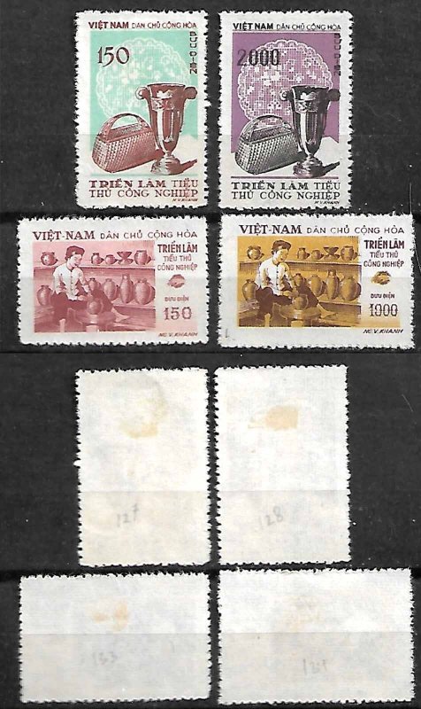 NORTH VIETNAM STAMPS 1958. Sc.#72-75, MLH