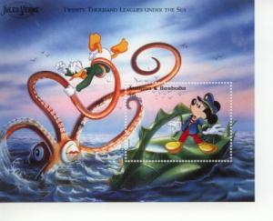 1996 Antigua Disney 20000 Leagues SS (Scott 1997) MNH