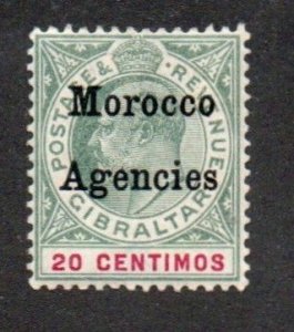 Morocco Agencies 22 Mint hinged.  Wmk.  2