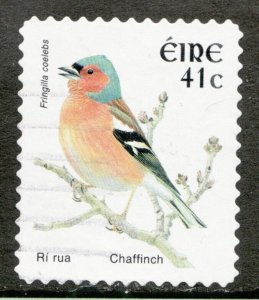 Scarce 2002 Ireland Éire Sc #1395 - Chaffinch 41c - Used bird postage stamp