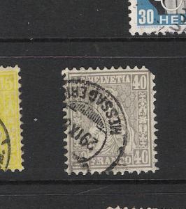 SWITZERLAND 58 VFU CV$160 Z1-21