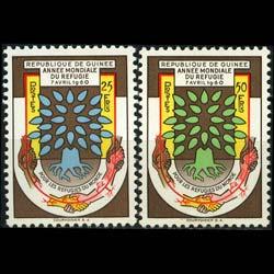 GUINEA 1960 - Scott# 194-5 World Refugee Year Set of 2 NH