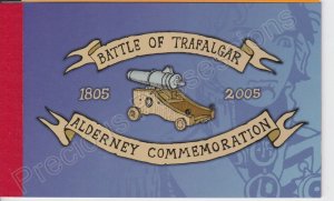 Alderney 2005  - BATTLE OF TRAFALGAR - MNH Prestige Booklet Complete  # 255d