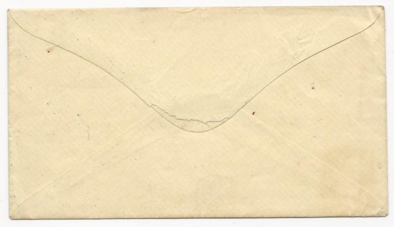 US 19th Century Cover Scott #25 Tied by Black CDS Mansfield, OH 185(8)