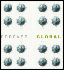 US 4740 Earth global F cross gutter block 16 MNH 2013