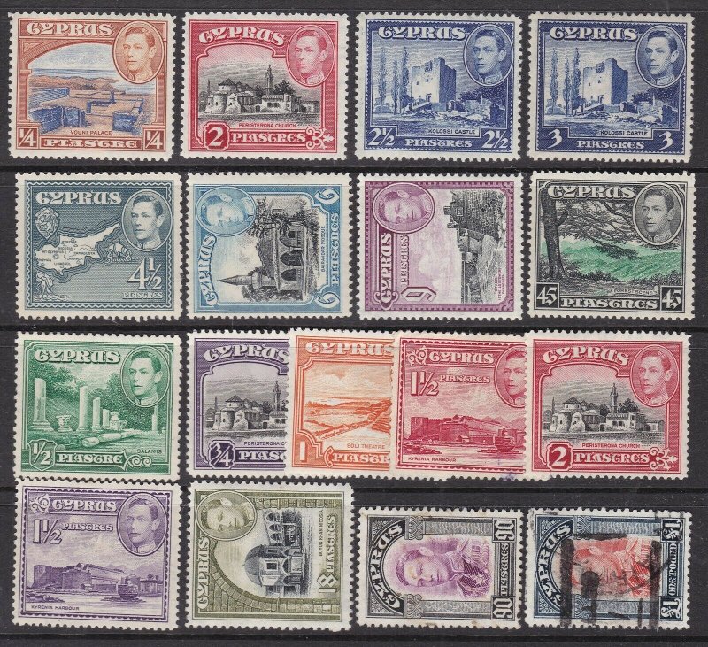 CYPRUS^^^^^#143-155  RARER  MNH/MH     KEY set   $$@xxxx  ha  1309cyp