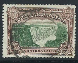 Southern Rhodesia SG 29 used light reverse crease