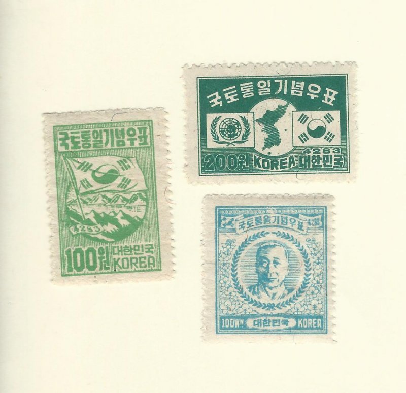 South Korea  119-121  MNH