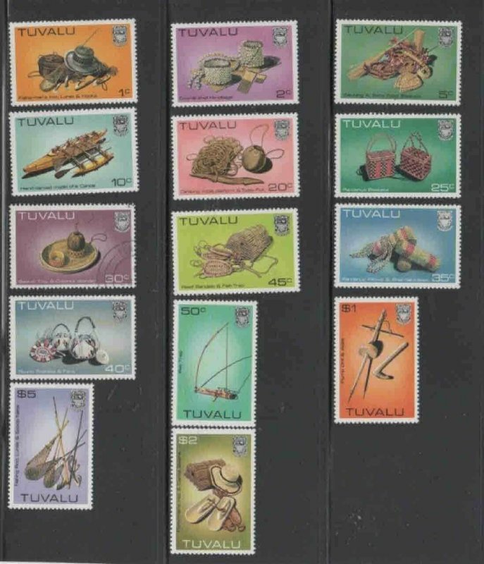 TUVALU #183-195 1983-84 HANDICRAFTS MINT VF NH O.G