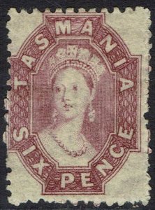 TASMANIA 1871 QV CHALON 6D