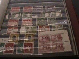 GERMANY 1956-1989 4 STOCK BOOKS COMPLETE MNH COMPLETE USED  (131) SEE DESCRIPTN