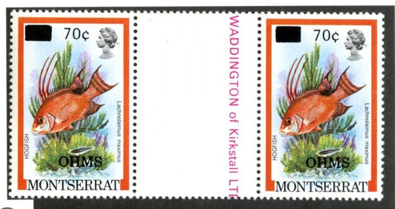 611 BCX Monserrat 1989 Scott # O-95 mnh** (Offers welcome)