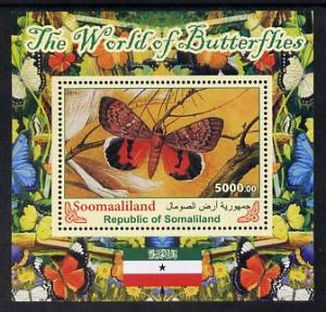 Somaliland 2011 The World of Butterflies #3 perf souvenir...