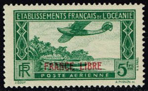 French Polynesia #C2 Seaplane in Flight; MNH (7.25) (4Stars)