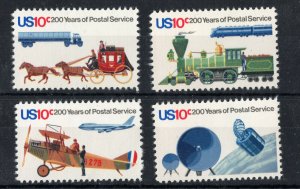 1572 - 1575 * POSTAL SERVICE 200 YEARS * U.S.Postage Stamps SET OF 4   MNH