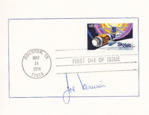 Signed Astronaut Joe Kerwin 1st Day Ceremony Program #1529 Skylab 1974