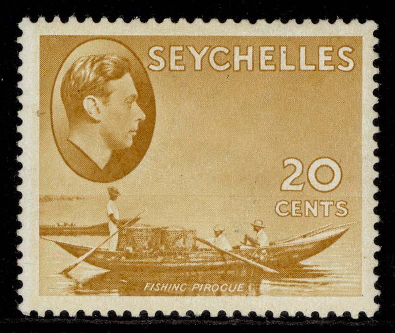 SEYCHELLES GVI SG140b, 20c brown-ochre, M MINT. 