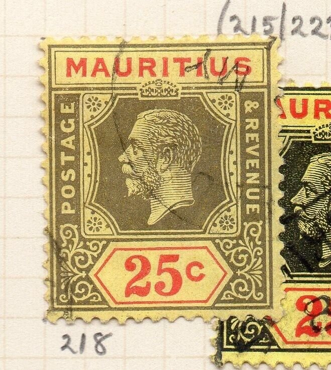 Mauritius 1921-34 Early Issue Fine Used 25c. NW-90920