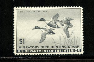 U.S. #RW12 (U189) Federal Duck 1945 Shoveller, MNH, VF, CV$100.00