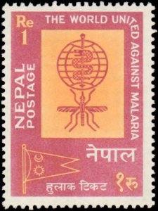 Nepal #135-136, Complete Set(2), 1962, Medical, Never Hinged