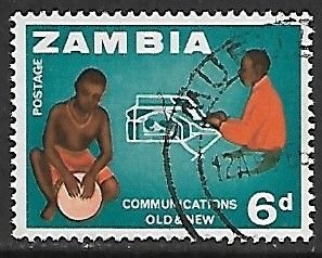 Zambia # 9 - Communications - used.....{BE13}