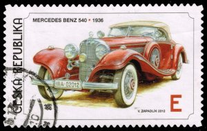 Czech Republic #3545c Mercedes Benz 540; CTO