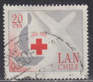 Chile C249 Centenary of the International Red Cross 1963