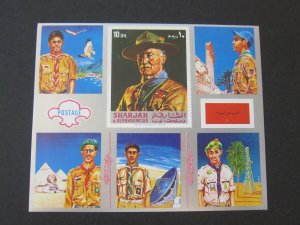 United Arab Emirates Sharjah Scout MS MNH