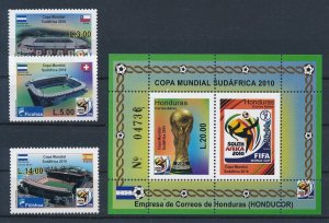 [117770] Honduras 2010 World Cup Football Soccer Souvenir Sheet MNH