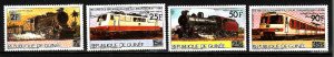 Trains-Locomotives-Guinea-Scott#991-4-unused NH set-1986-