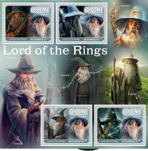 Stamps. Cinema. The Lord of the Rings 2022 year 1+1 sheets perforated MNH**