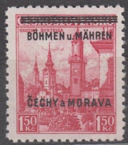 Bohemia & Moravia Scott #12 1939 MNH