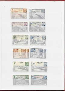 FRANCE COLONIES (200+) stamps VICHY Gov't NY World's Fair sets All Mint Unused