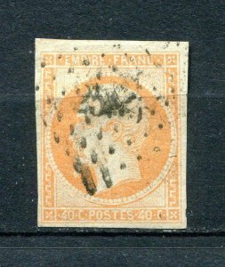 France 1853 Napoleon Imperf  Sc 18  Used 40 c  9333