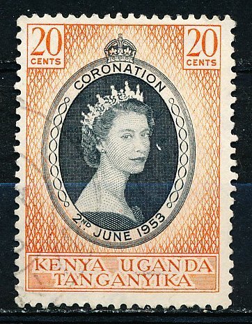 Kenya Uganda & Tanganyika #101 Single Used