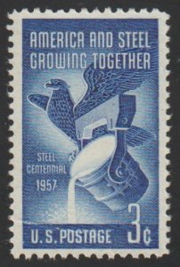 SC# 1090 - (3c) - Steel Industry, used single