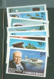 Maldive Islands #524-531 Mint (NH) Single (Complete Set)