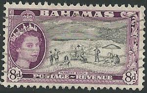 Bahamas - 166  - Used  - SCV-0.45