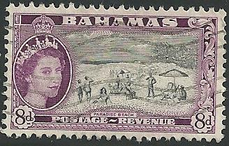 Bahamas - 166  - Used  - SCV-0.45