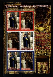 MICRONESIA SG1442/7 2007 DIAMOND WEDDING OF QUEEN ELIZABETH II MNH