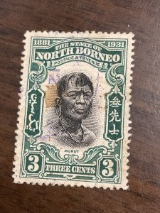 North Borneo SC# 185 Used