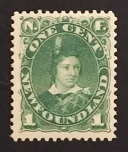 Newfoundland 44 F-VF Unused (re-gummed)