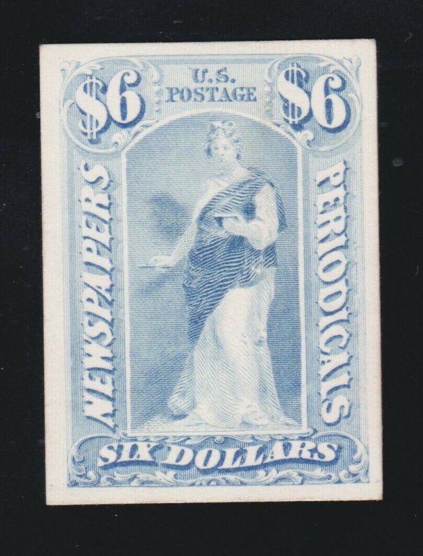 US PR26P4 Newspaper Periodical Proof on Card VF-XF NH SCV $15