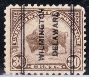 Precancel - DLE - Wilmington, DE PSS 247 Compound Perf - Town and Type Issue